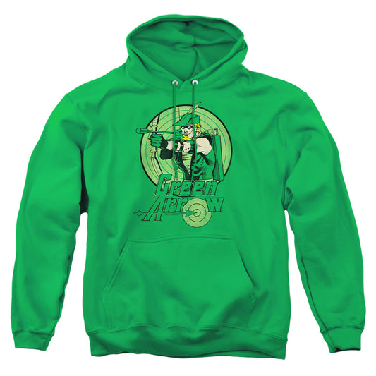 Dc - Green Arrow - Adult Pull-over Hoodie - Kelly Green