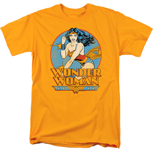 Dc - Wonder Woman - Short Sleeve Adult 18/1 - Gold T-shirt