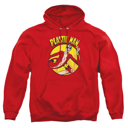 Dc - Plastic Man - Adult Pull-over Hoodie - Red