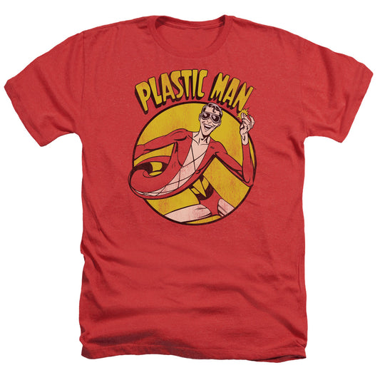 Dc - Plastic Man - Adult Heather - Red