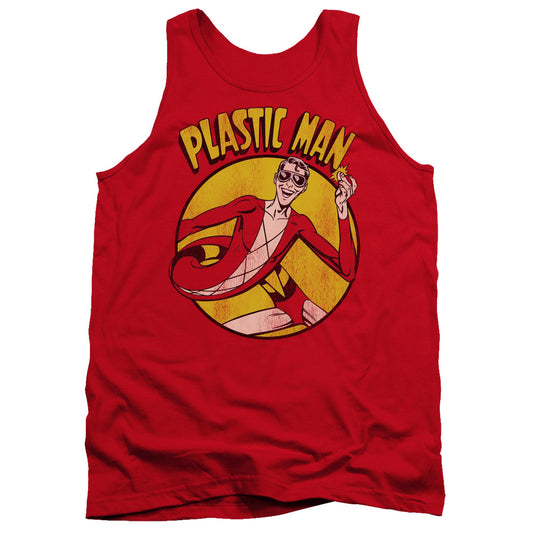Dc - Plastic Man - Adult Tank - Red