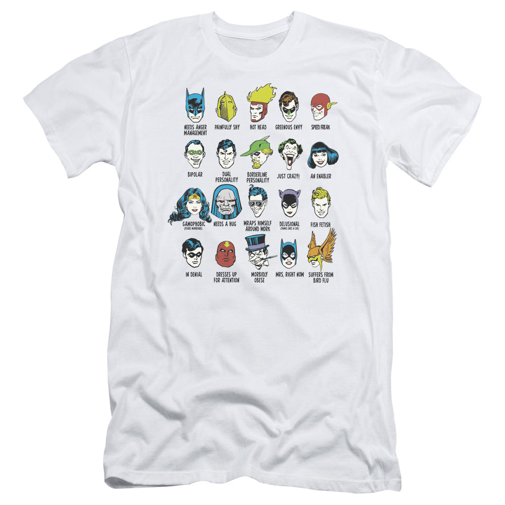 Dc - Superhero Issues - Short Sleeve Adult 30/1 - White T-shirt