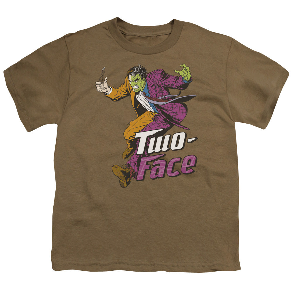 Dc - Two Face - Short Sleeve Youth 18/1 - Safari Green T-shirt