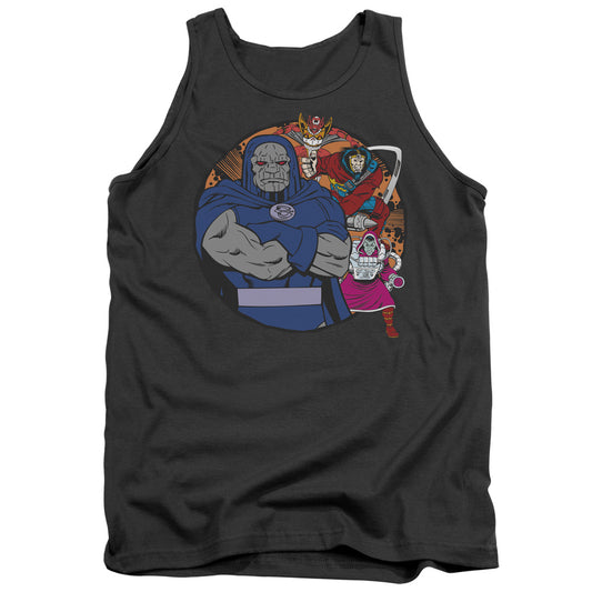 Dc - Apokolips Represent - Adult Tank - Charcoal