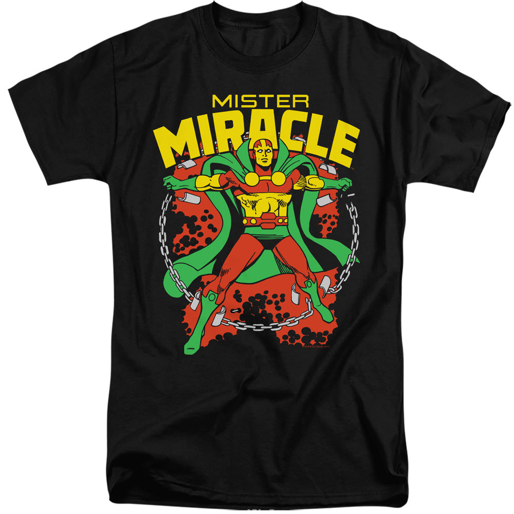 Dc - Mr Miracle - Short Sleeve Adult Tall 18/1 - Black T-shirt