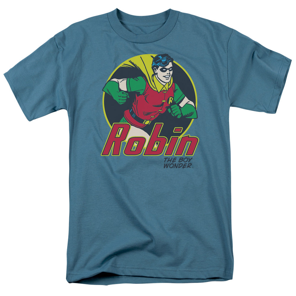Dc - The Boy Wonder - Short Sleeve Adult 18/1 - Slate T-shirt