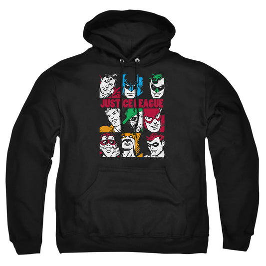 Dc - Nine Blocks Of Justice - Adult Pull-over Hoodie - Black