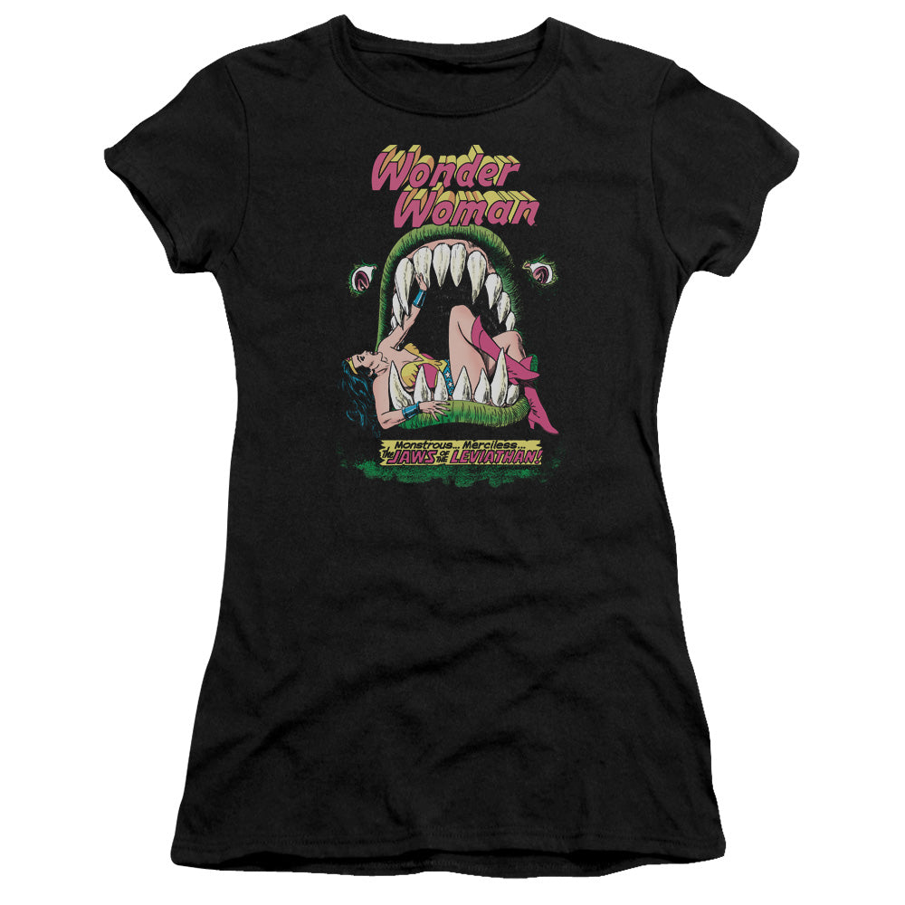 Dc - Jaws - Short Sleeve Junior Sheer - Black T-shirt