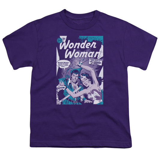 Dc - Human Shield - Short Sleeve Youth 18/1 - Purple T-shirt