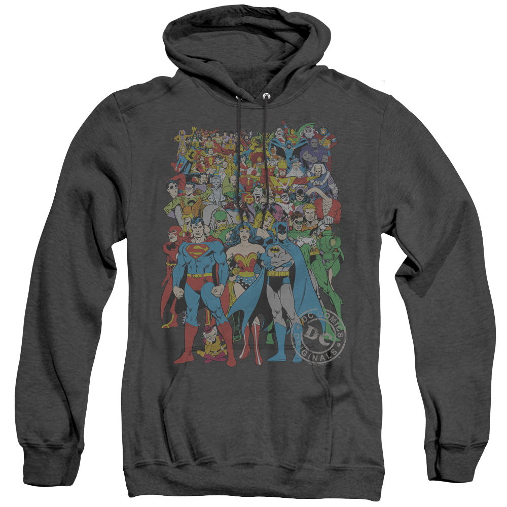 Dc - Original Universe - Adult Heather Hoodie - Black