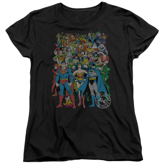 Dc - Original Universe - Short Sleeve Womens Tee - Black T-shirt
