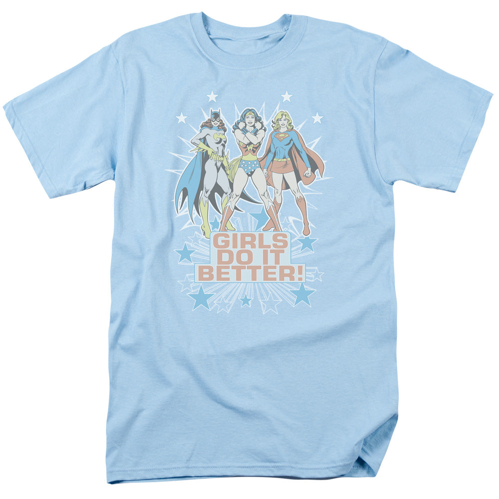 Dc - Girls Do It Better - Short Sleeve Adult 18/1 - Light Blue T-shirt