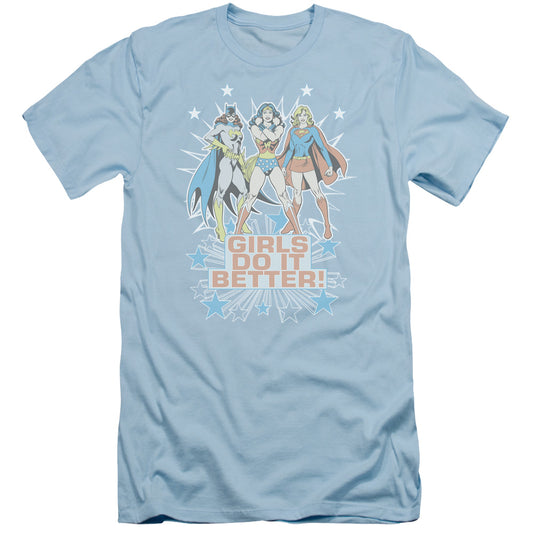 Dc - Girls Do It Better - Short Sleeve Adult 30/1 - Light Blue T-shirt
