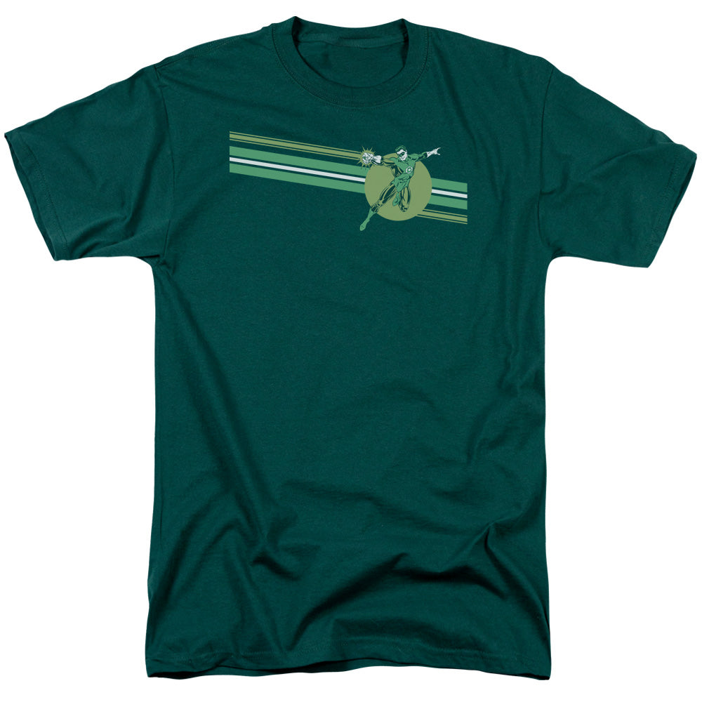 Dc - Lantern Stripe - Short Sleeve Adult 18/1 - Hunter Green T-shirt