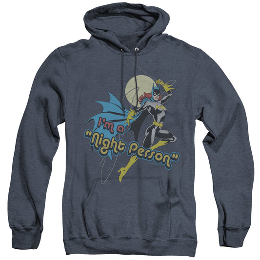 Dc - Night Person - Adult Heather Hoodie - Navy