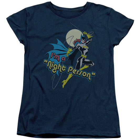 Dc - Night Person - Short Sleeve Womens Tee - Navy T-shirt