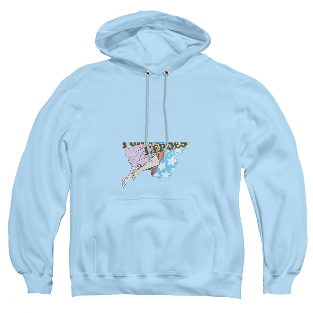 Dc - Fickle - Adult Pull-over Hoodie - Light Blue