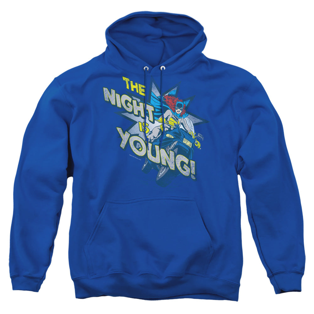Dc - The Night Is Young - Adult Pull-over Hoodie - Royal Blue