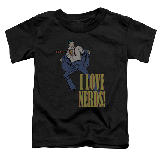 DC I LOVE NERDS - S/S TODDLER TEE - BLACK - T-Shirt