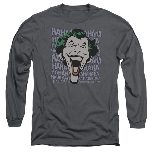 Dc - Dastardly Merriment - Long Sleeve Adult 18/1 - Charcoal T-shirt