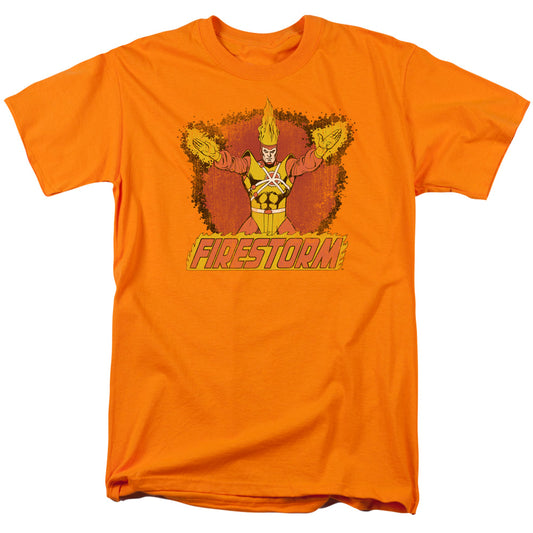 Dc - Ring Of Firestorm - Short Sleeve Adult 18/1 - Orange T-shirt