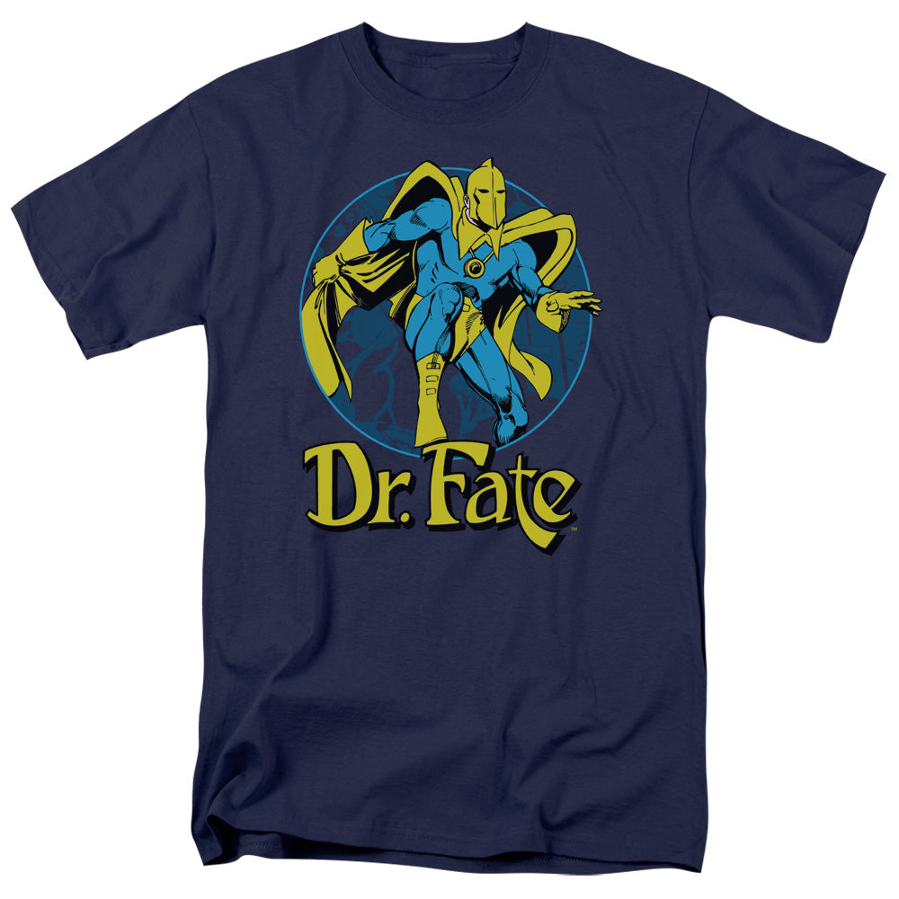 Dc - Dr Fate Ankh - Short Sleeve Adult 18/1 - Navy T-shirt