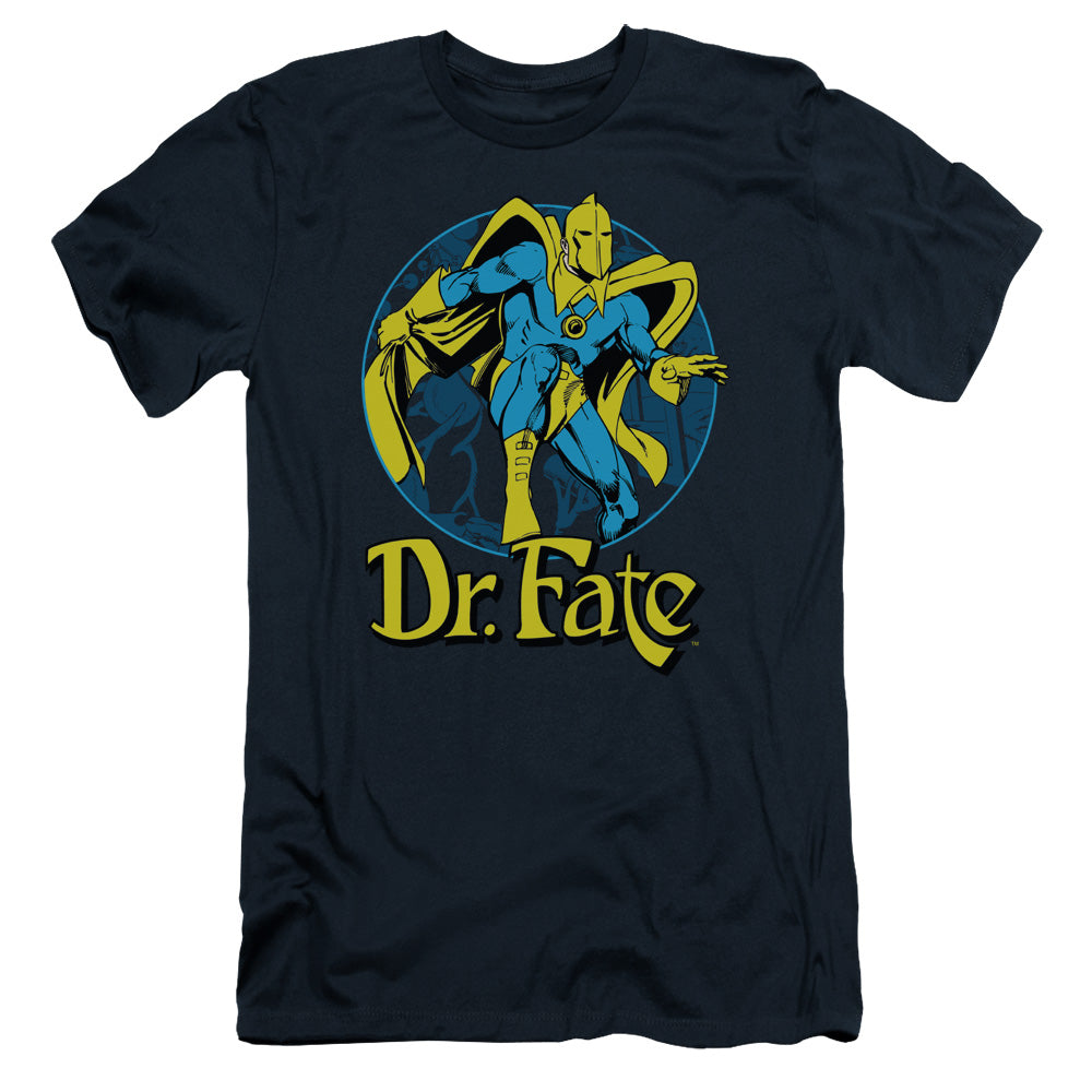 Dc - Dr Fate Ankh - Short Sleeve Adult 30/1 - Navy T-shirt