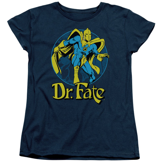 Dc - Dr Fate Ankh - Short Sleeve Womens Tee - Navy T-shirt