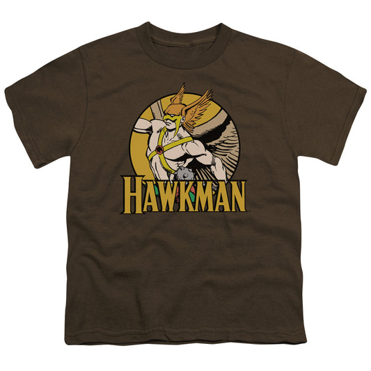 Dc - Hawkman - Short Sleeve Youth 18/1 - Coffee T-shirt