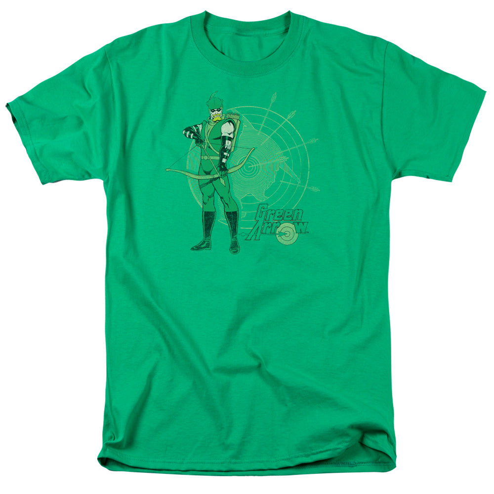 Dc - Arrow Target - Short Sleeve Adult 18/1 - Kelly Green T-shirt