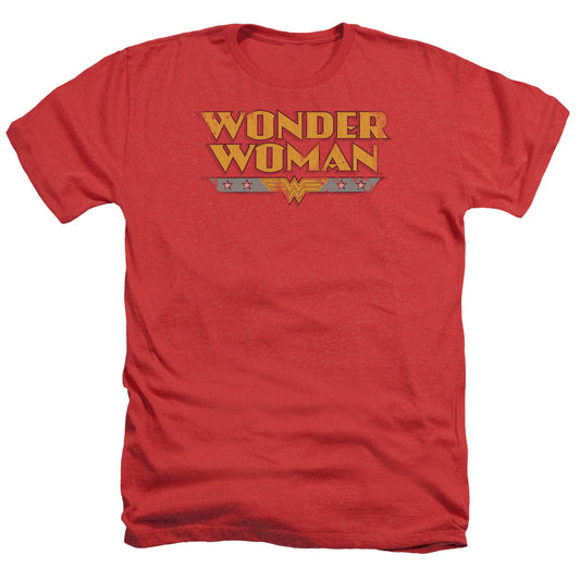 Dc - Wonder Woman Logo - Adult Heather - Red