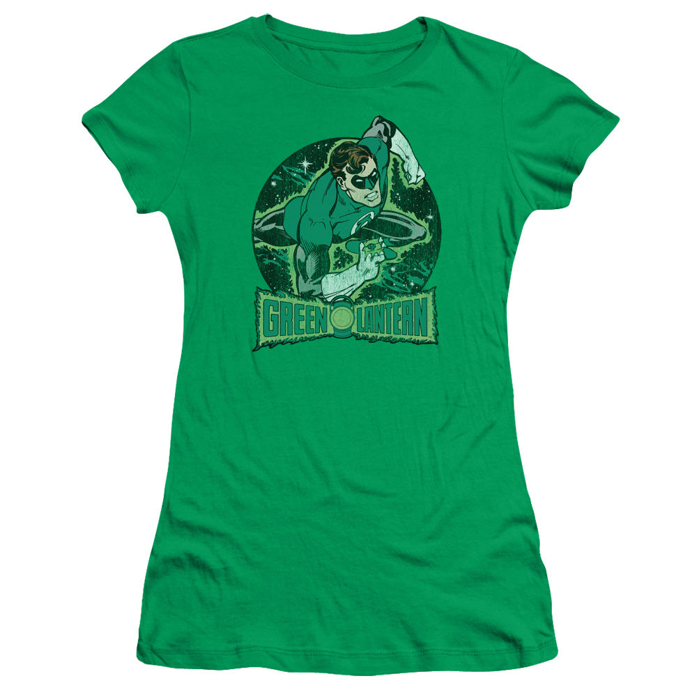 Dc - In The Spotlight - Short Sleeve Junior Sheer - Kelly Green T-shirt
