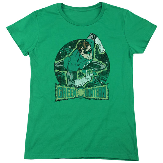 Dc - In The Spotlight - Short Sleeve Womens Tee - Kelly Green T-shirt