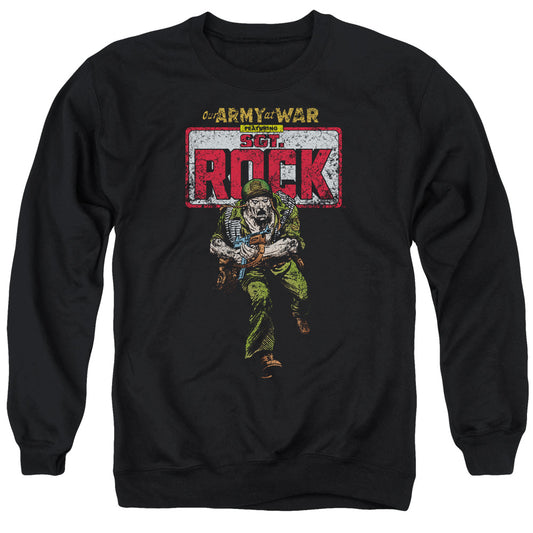Dc - Sgt Rock - Adult Crewneck Sweatshirt - Black
