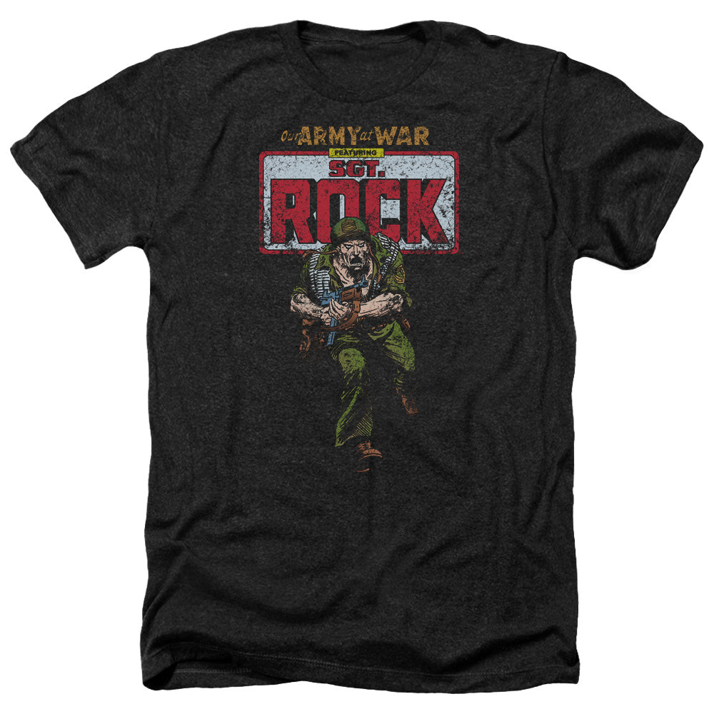 Dc - Sgt Rock - Adult Heather-black