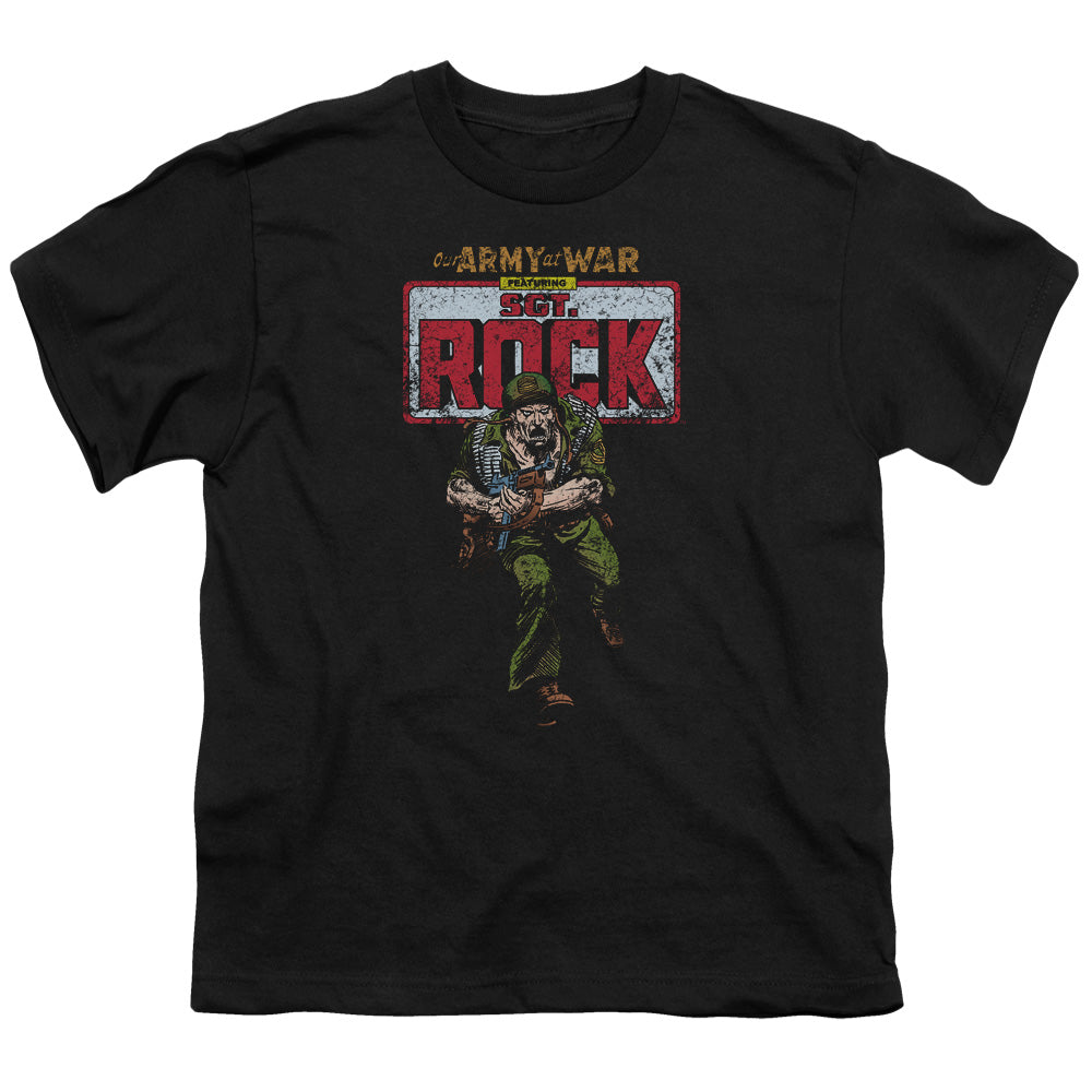 Dc - Sgt Rock - Short Sleeve Youth 18/1 - Black T-shirt