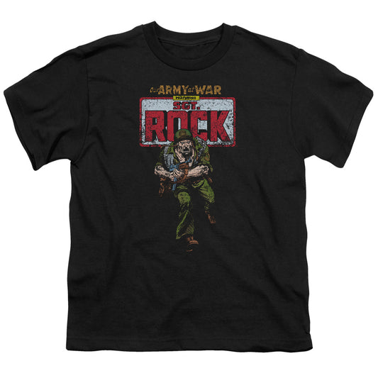 Dc - Sgt Rock - Short Sleeve Youth 18/1 - Black T-shirt