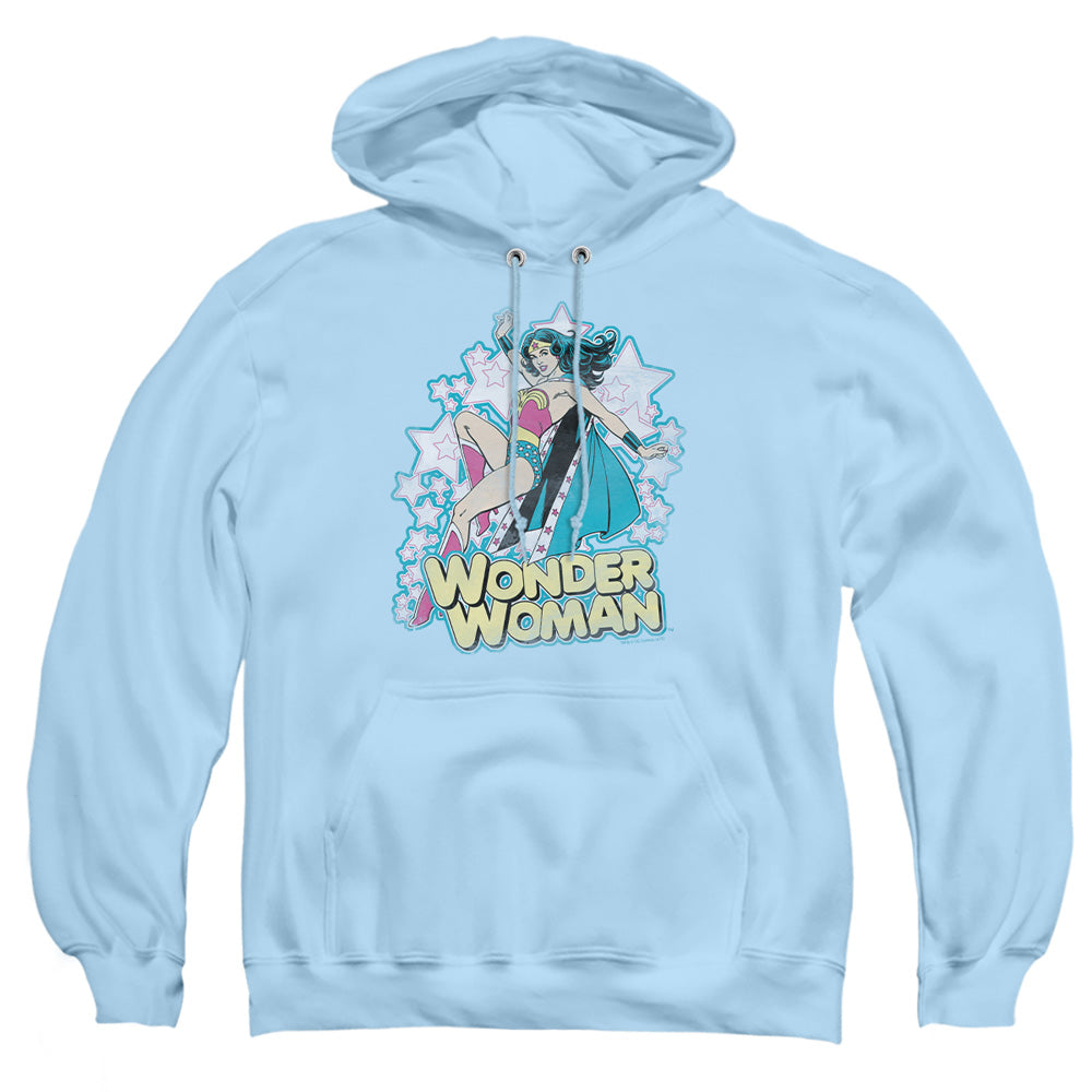 Dc - Im Wonder Woman - Adult Pull-over Hoodie - Light Blue