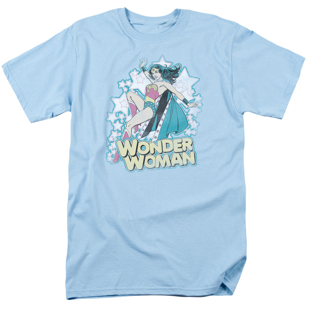 Dc - Im Wonder Woman - Short Sleeve Adult 18/1 - Light Blue T-shirt