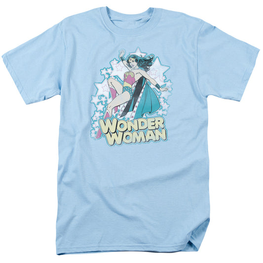 Dc - Im Wonder Woman - Short Sleeve Adult 18/1 - Light Blue T-shirt