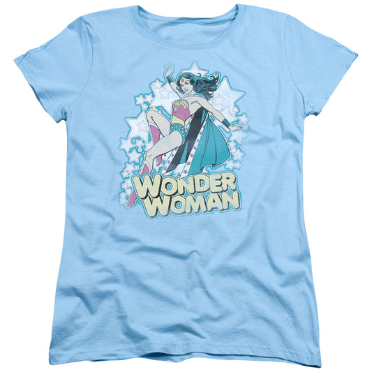 Dc - Im Wonder Woman - Short Sleeve Womens Tee - Light Blue T-shirt