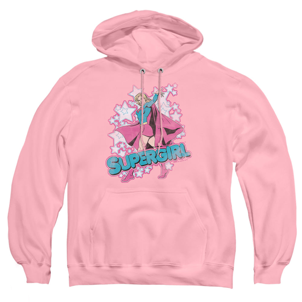 Dc - Im Supergirl - Adult Pull-over Hoodie - Pink