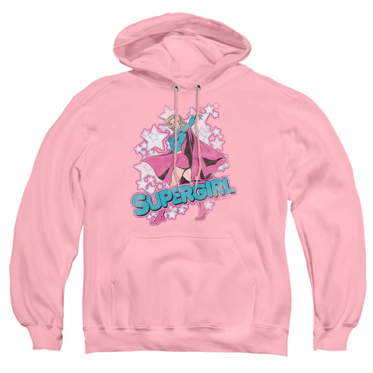 Dc - Im Supergirl - Adult Pull-over Hoodie - Pink