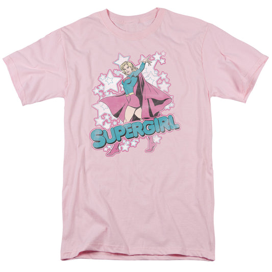 Dc - Im Supergirl - Short Sleeve Adult 18/1 - Pink T-shirt