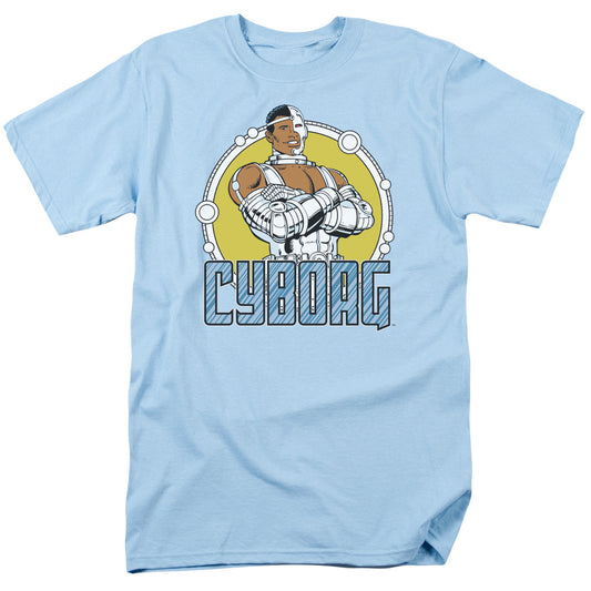 Dc - Cyborg - Short Sleeve Adult 18/1 - Carolina Blue T-shirt