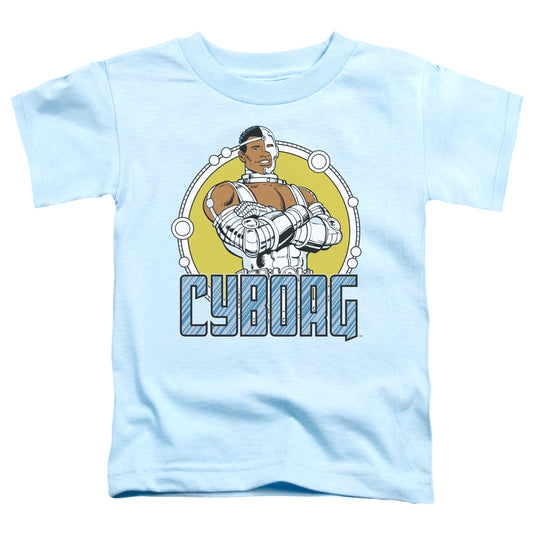 Dc - Cyborg - Short Sleeve Toddler Tee - Carolina Blue T-shirt