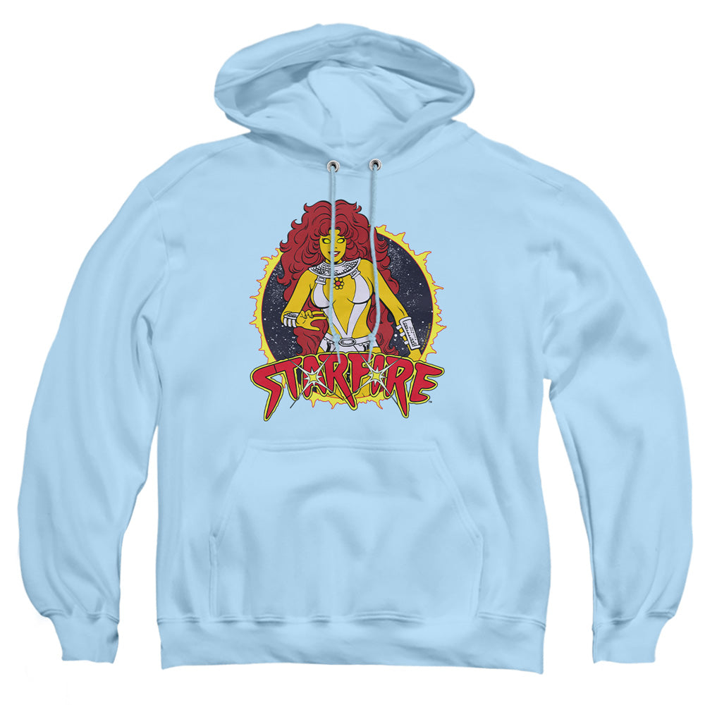 Dc - Starfire - Adult Pull-over Hoodie - Light Blue