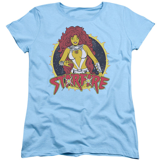 Dc - Starfire - Short Sleeve Womens Tee - Light Blue T-shirt
