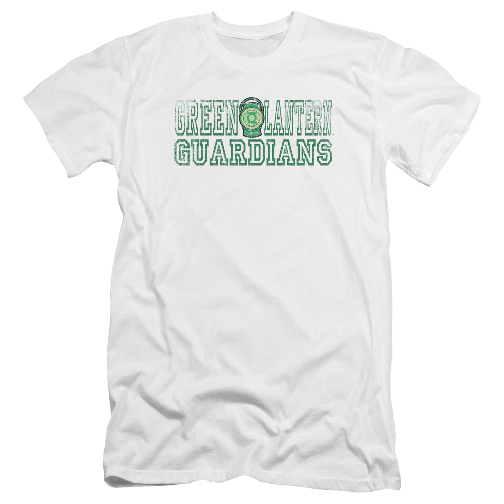 Dc - Green Lantern Guardians-premuim Canvas Adult Slim Fit 30/1 - White