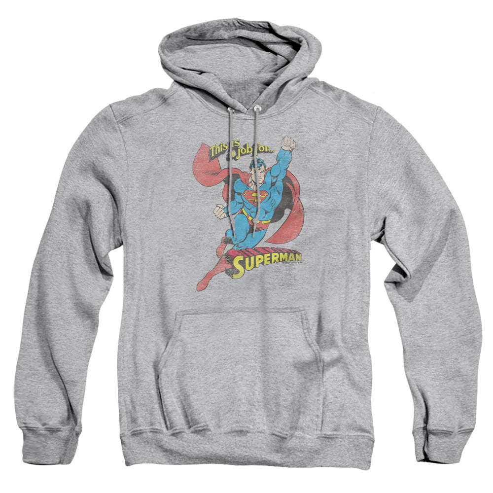 Dc - On The Job - Adult Pull-over Hoodie - Athletic Heather